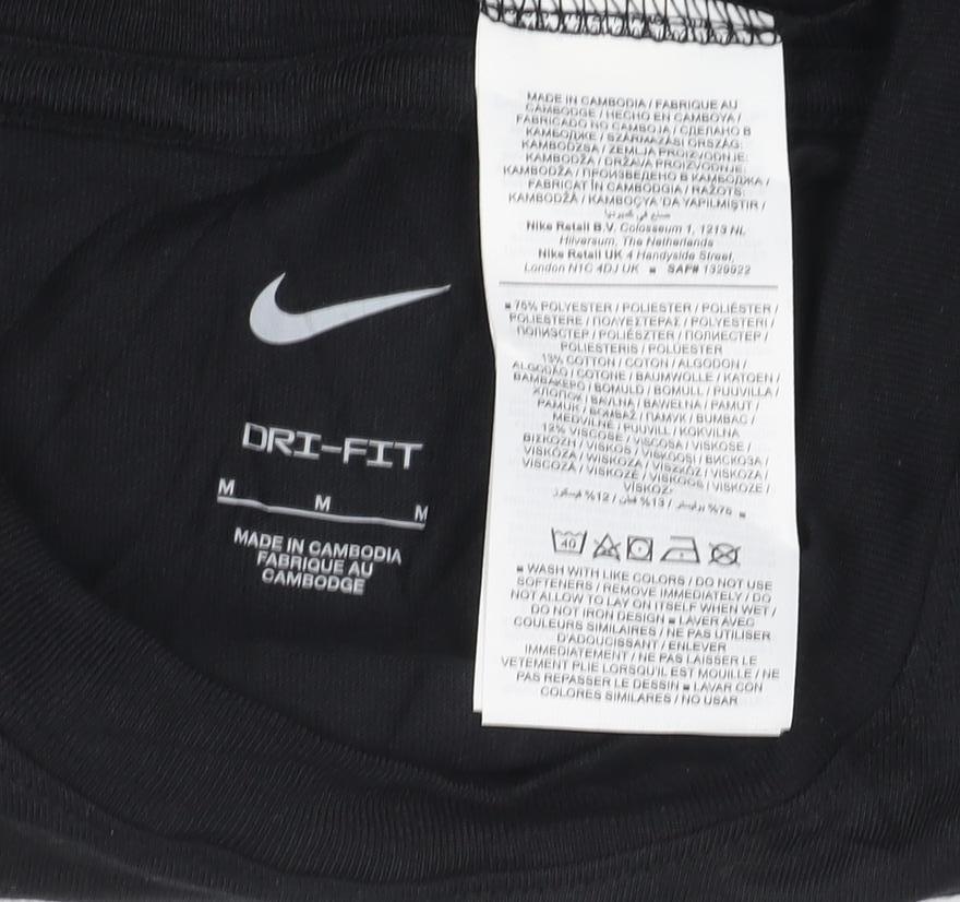 Nike Men's Black Dri-Fit Birmingham City FC Short Sleeve T-Shirt Size M