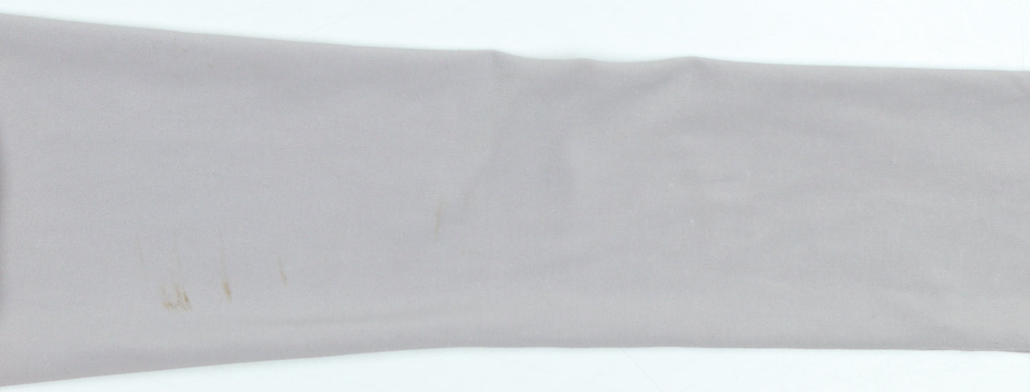 River Island Women’s Grey Off Shoulder Ruched Bodycon Dress Size 6