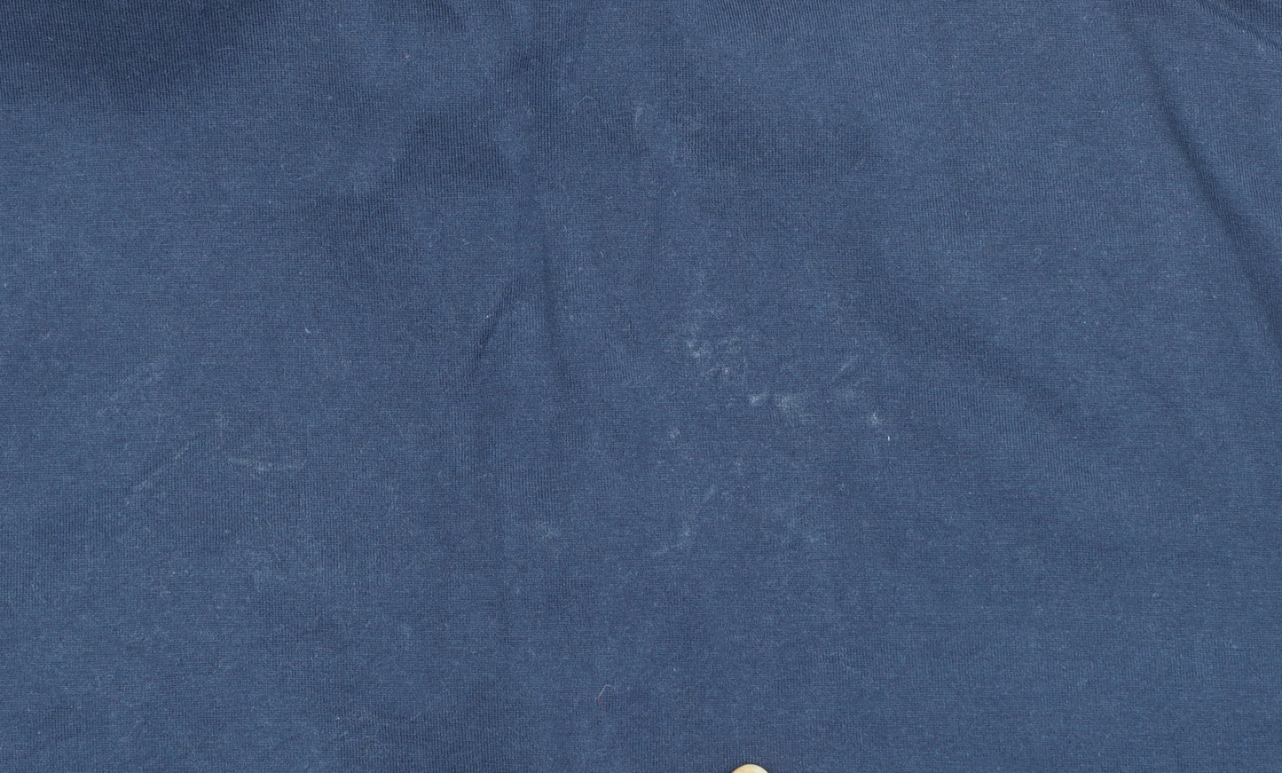 Farah Vintage Men's Blue Geometric Cotton Short Sleeve Polo Shirt XL