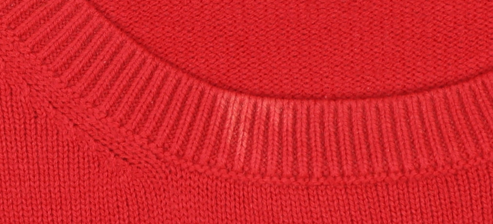 Marks and Spencer Women Red M Christmas Sequin Tree Raglan Jumper