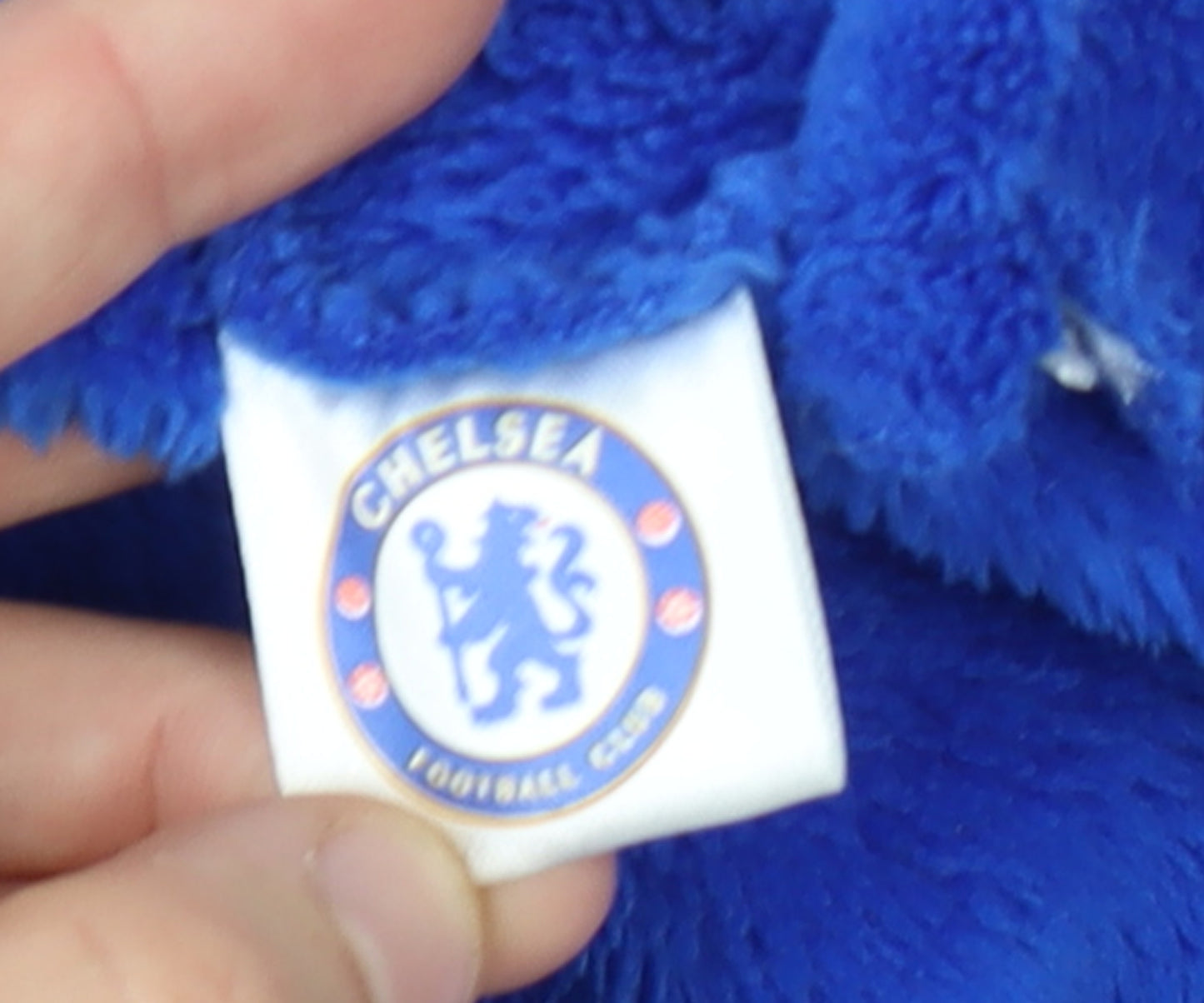 Chelsea FC Men's Blue Hooded Fleece Robe Adult L Belted Football