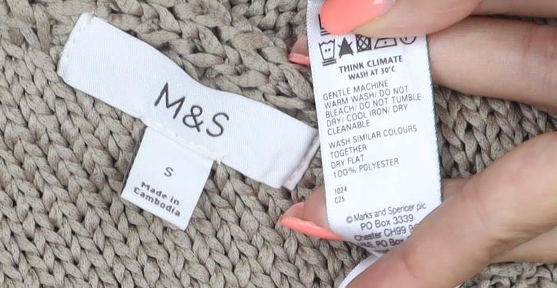 M&S Womens Beige Size S Chunky Knit Raglan Sleeve Jumper