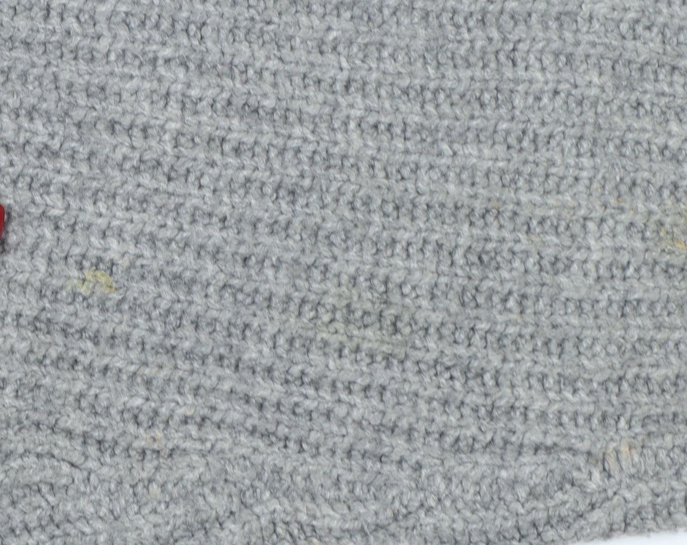 Marks and Spencer Women Grey L Cable Knit V-Neck Button Cardigan