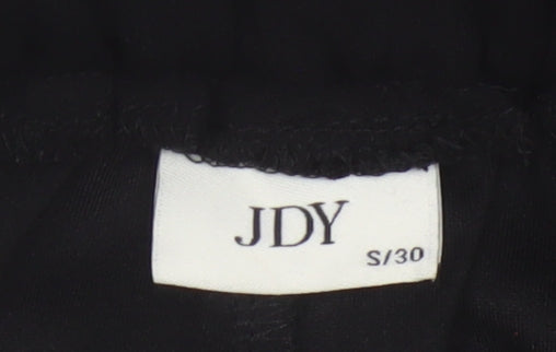 JDY Women’s Black S/30 High Rise Wide-Leg Dress Trousers