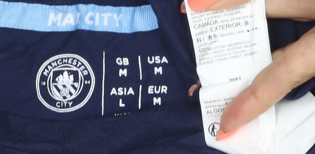 Manchester City Men’s Blue M Long Sleeve 93 Graphic T-Shirt