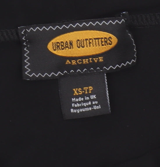 Urban Outfitters Women’s Black XS Kimono Sleeve V-Neck Stretch Blouse
