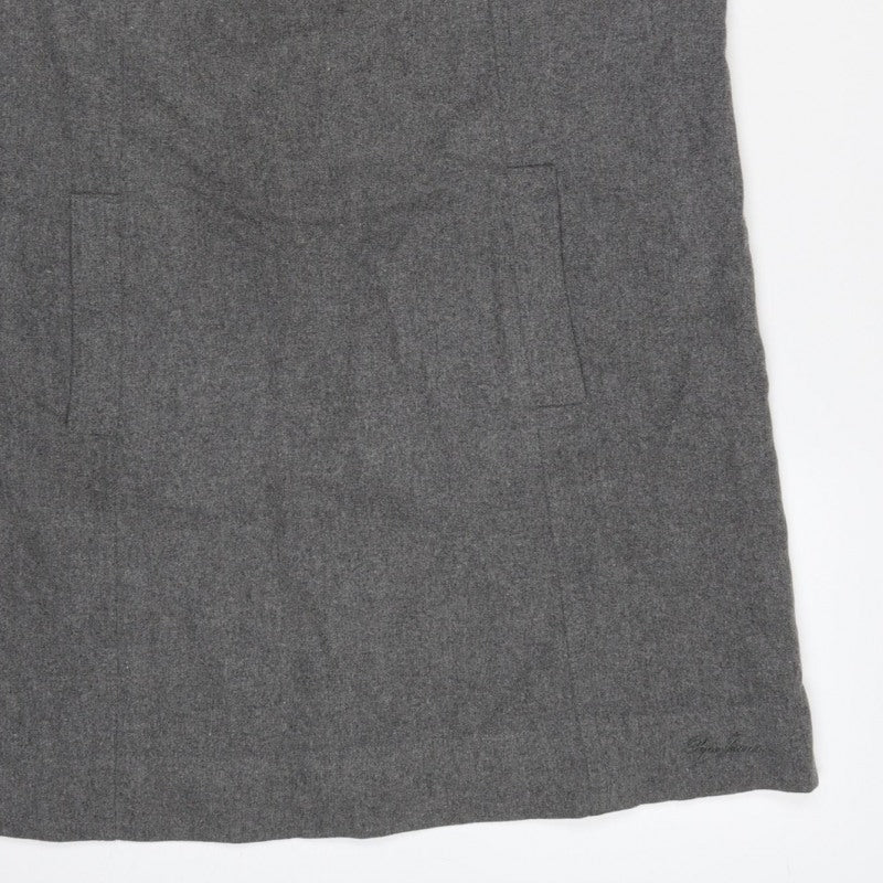 Cape Jams Women Grey L Shift Dress Short Sleeve Pockets