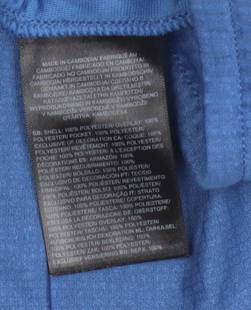 The North Face Boys Blue L Jogger Trousers Elastic Waist Logo