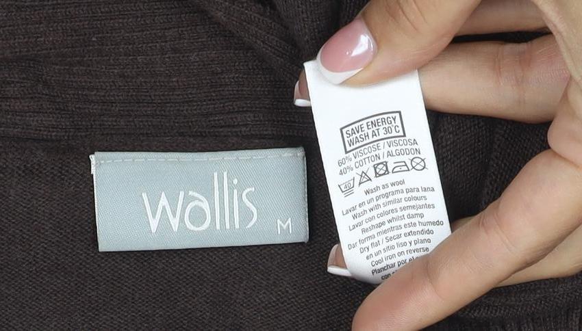 Wallis Women’s Brown M Open Knit 3/4 Sleeve Cardigan