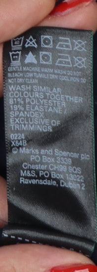 Marks & Spencer Goodmove Women Blue UK 10 Jogger Activewear Trousers