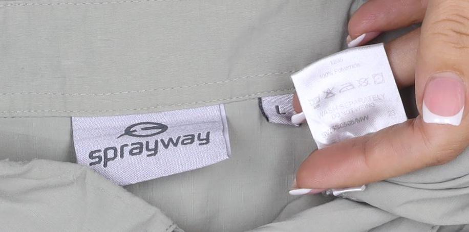 Sprayway Men’s Green L Outdoor Short Sleeve Button-Up Pocket Shirt