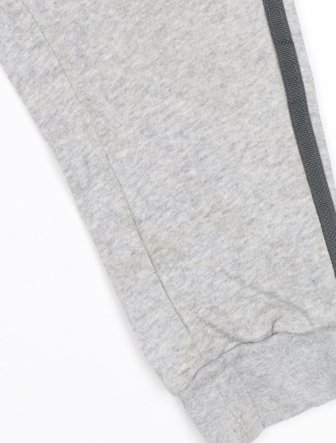 adidas Boys Grey 9-10 Years Jogger Track Pants Logo Side Stripe