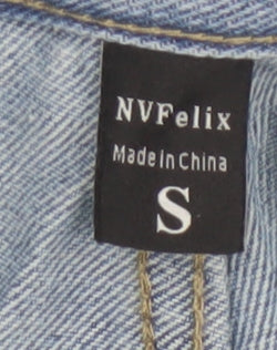 NVFelix Women’s Blue Size S High Rise Straight Leg Denim Jeans
