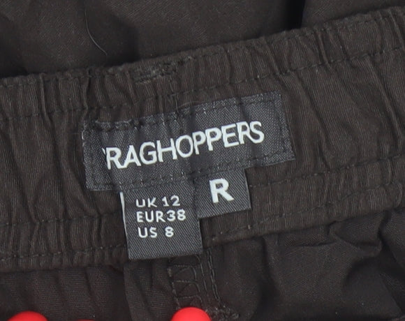 Craghoppers Women’s Brown UK 12 Regular Cargo Tapered Trousers