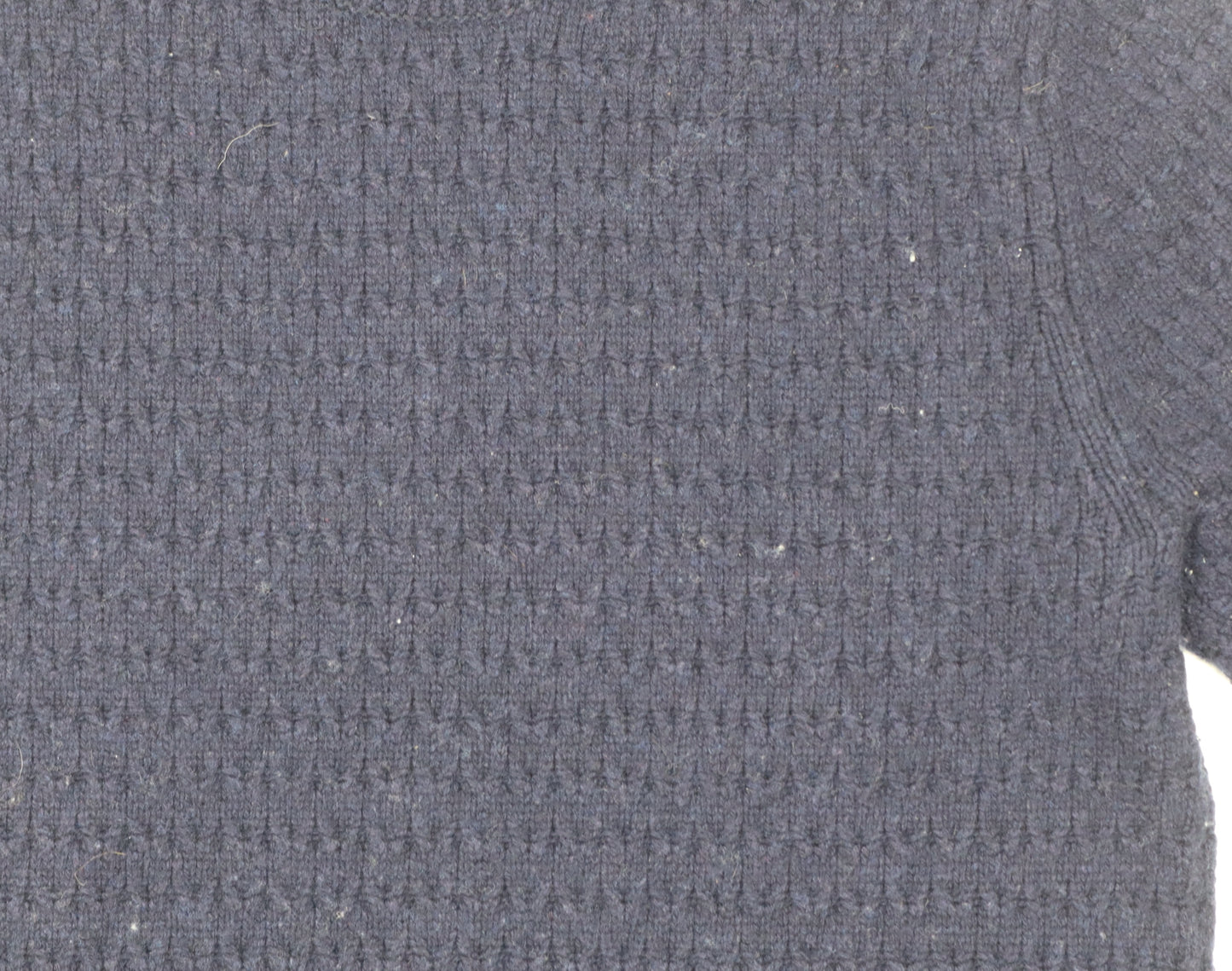 Jack Wills Men’s Blue S Lambswool Blend Crew Neck Pullover Jumper