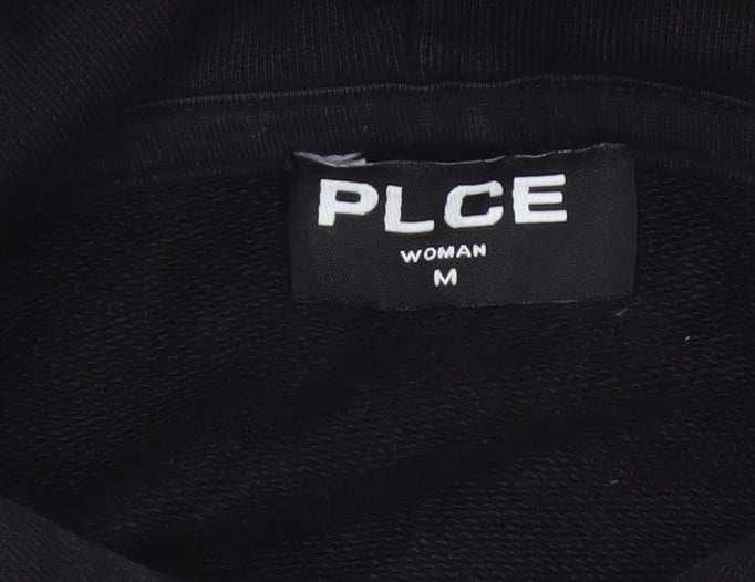883 Police Women Black M Pullover Hoodie Logo Cotton