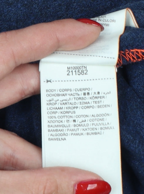 Superdry Men’s Blue XL Orange Label Raglan Long Sleeve T-Shirt