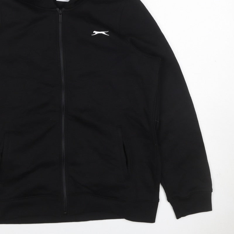 Slazenger Women’s Black UK 14 Full Zip Hooded Sports Hoodie