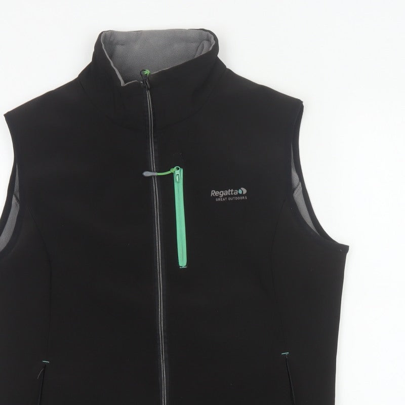 Regatta Women Black Size 14 Softshell Bodywarmer Water Resistant