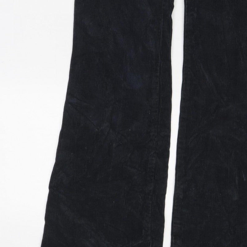 J.Galt Teens Black Size S Corduroy Bootcut Trousers
