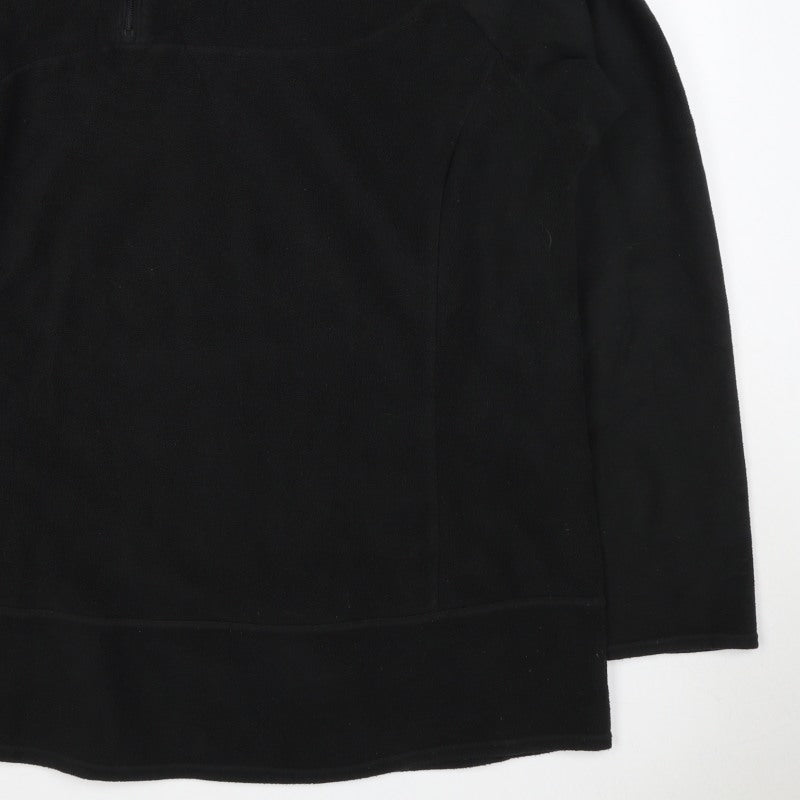 Columbia Titanium Unisex Adults Black XL 1/4 Zip Fleece Sweatshirt