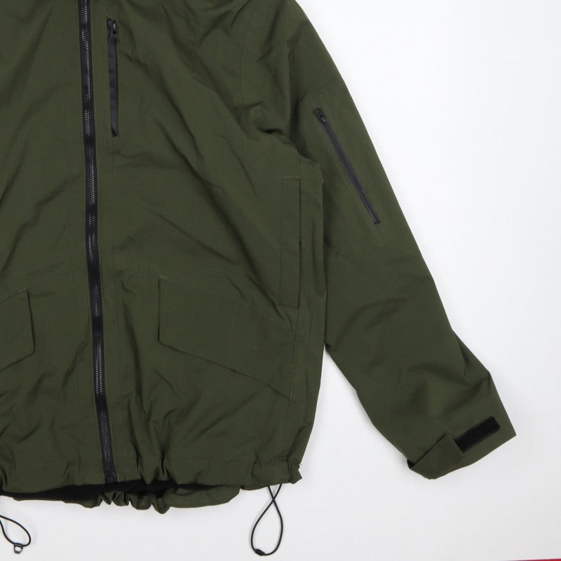 TU Men’s Green Large Hooded Insulated Full Zip Jacket
