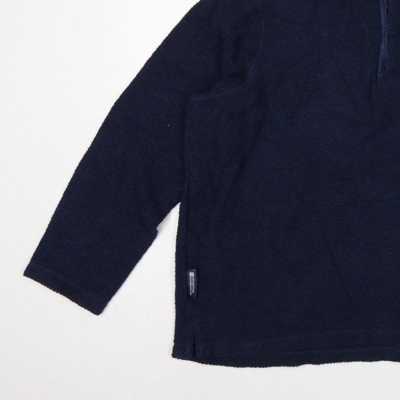 Mountain Warehouse Men’s Blue XL 1/4 Zip Fleece Sweatshirt