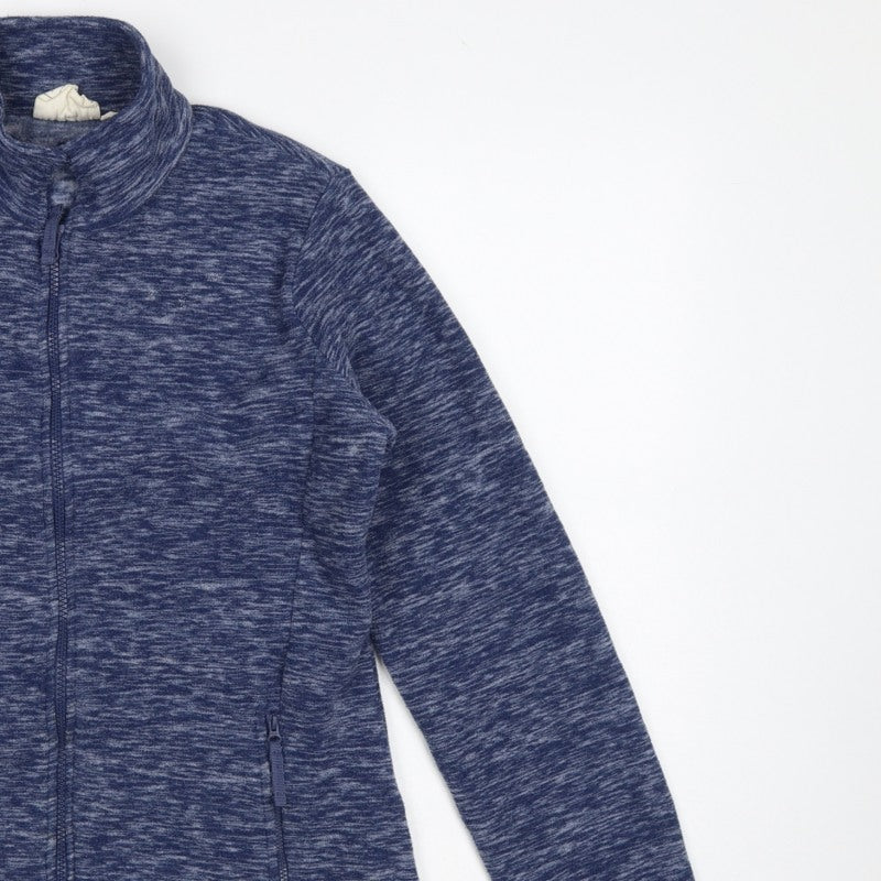 Mountain Warehouse Women Blue UK 12 Fleece Full Zip Outdoor Jacket