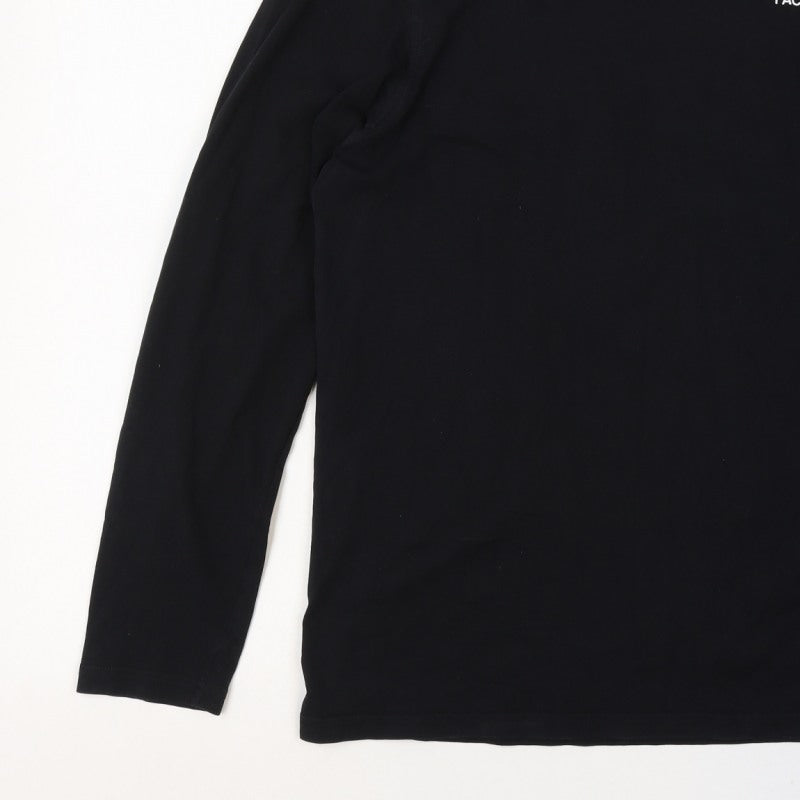 The North Face Men's Black M Long Sleeve Graphic Logo T-Shirt