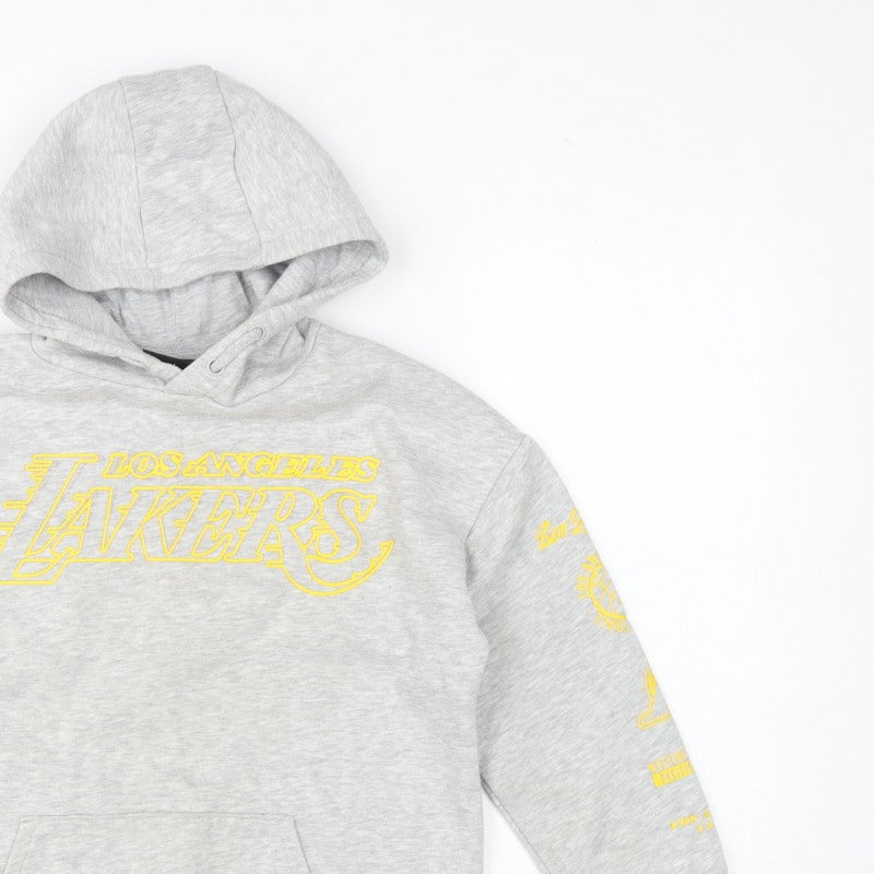 NBA Boys Grey 9-10 Years LA Lakers Pullover Hoodie Basketball