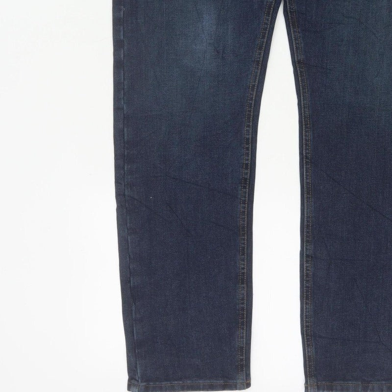 Marks & Spencer Men’s Blue 34/31 Slim Fit 360 Flex Dark Wash Jeans