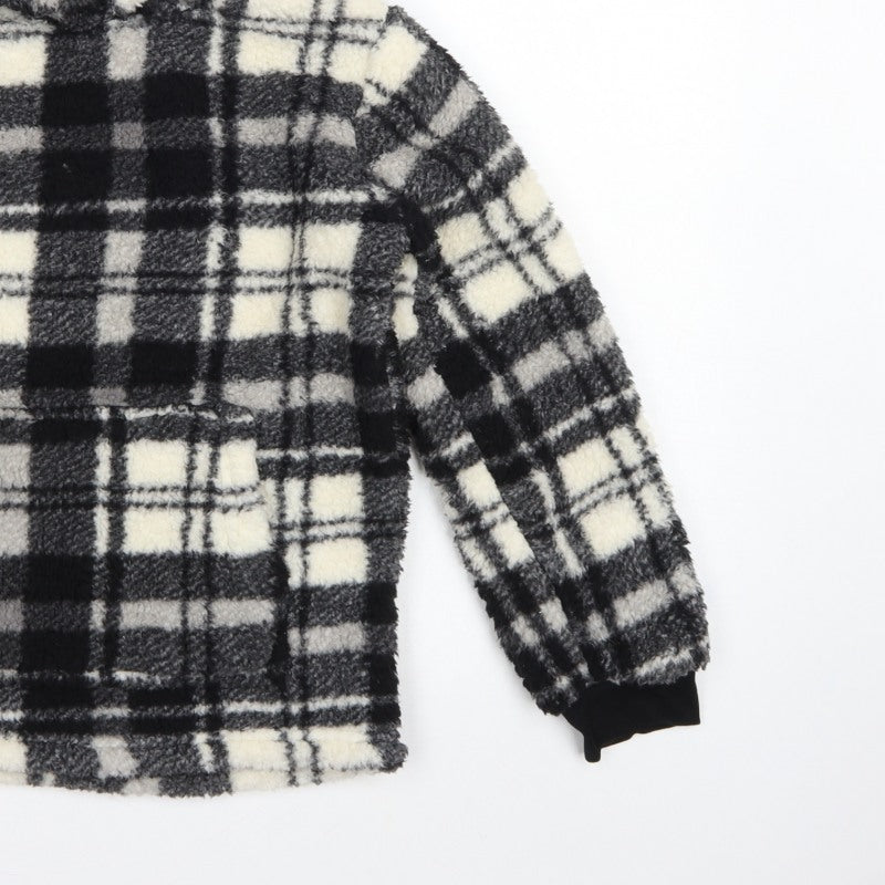 TU Boys Multicoloured 10-11 Years Hooded Fleece Check Pyjama Top