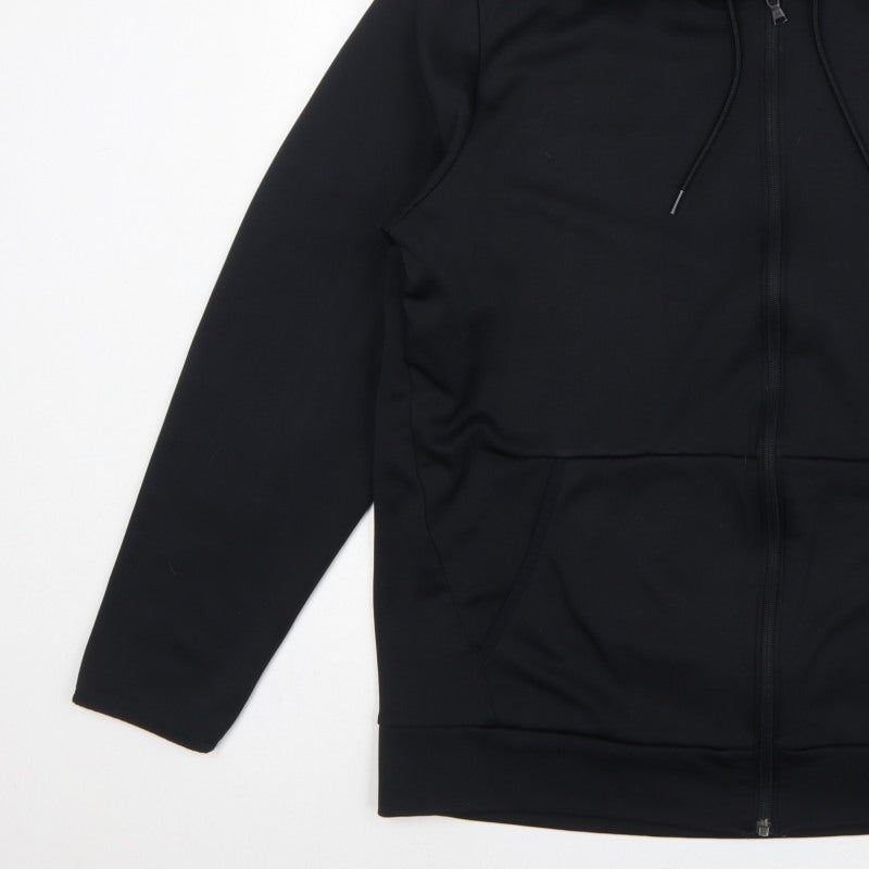 Under Armour Men’s Black 2XL Loose Full Zip Hooded Sports Hoodie