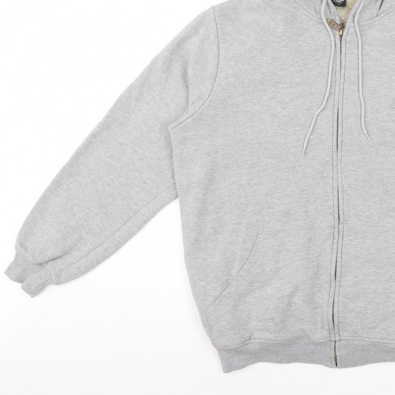 Cotton Traders Men’s Grey M Full Zip Hooded Sherpa Lined Hoodie