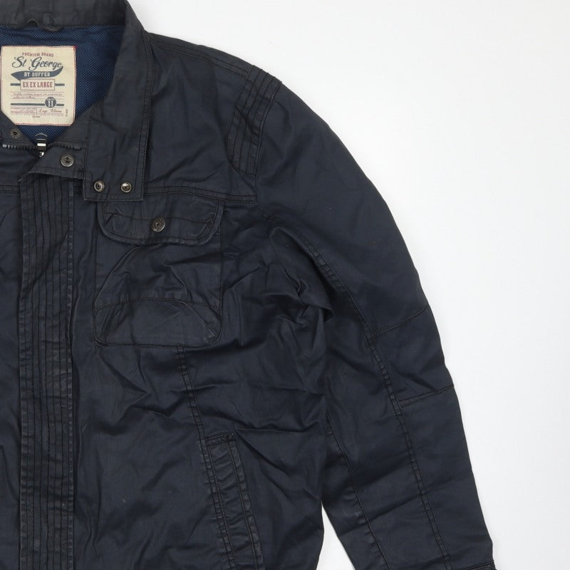 St George by Duffer Men’s Blue 2XL Military Utility Padded Jacket