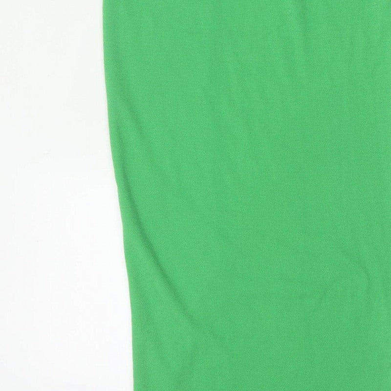 I Saw It First Women Green UK 6 Long Sleeveless Stretch Tank Dress