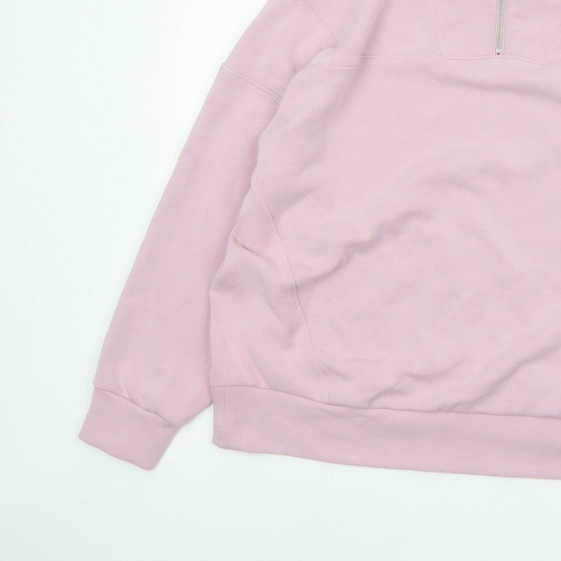 Crew Clothing Company Women Pink XL Pullover Half Zip Sweatshirt
