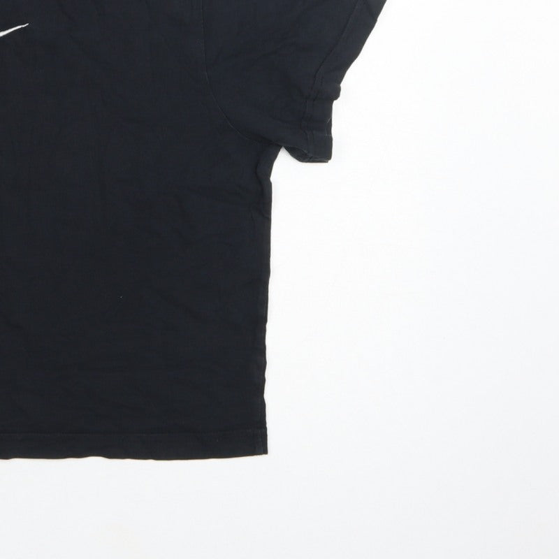 Nike Girls Black L 146-156cm Loose Fit Basic Logo T-Shirt