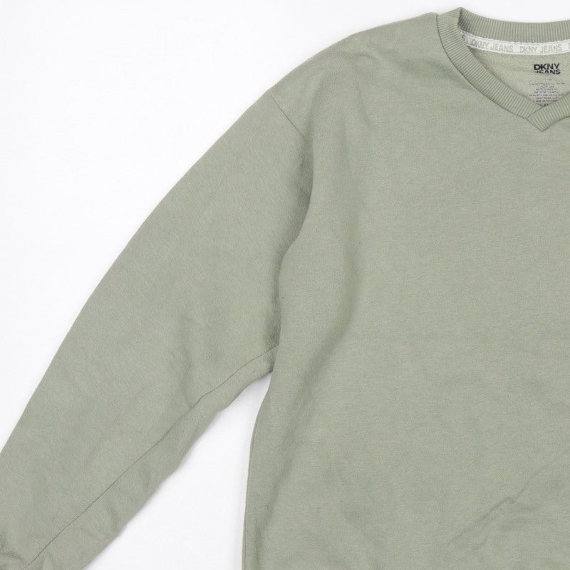 DKNY Jeans Girls Green 14 Years Pullover Sweatshirt New York Logo