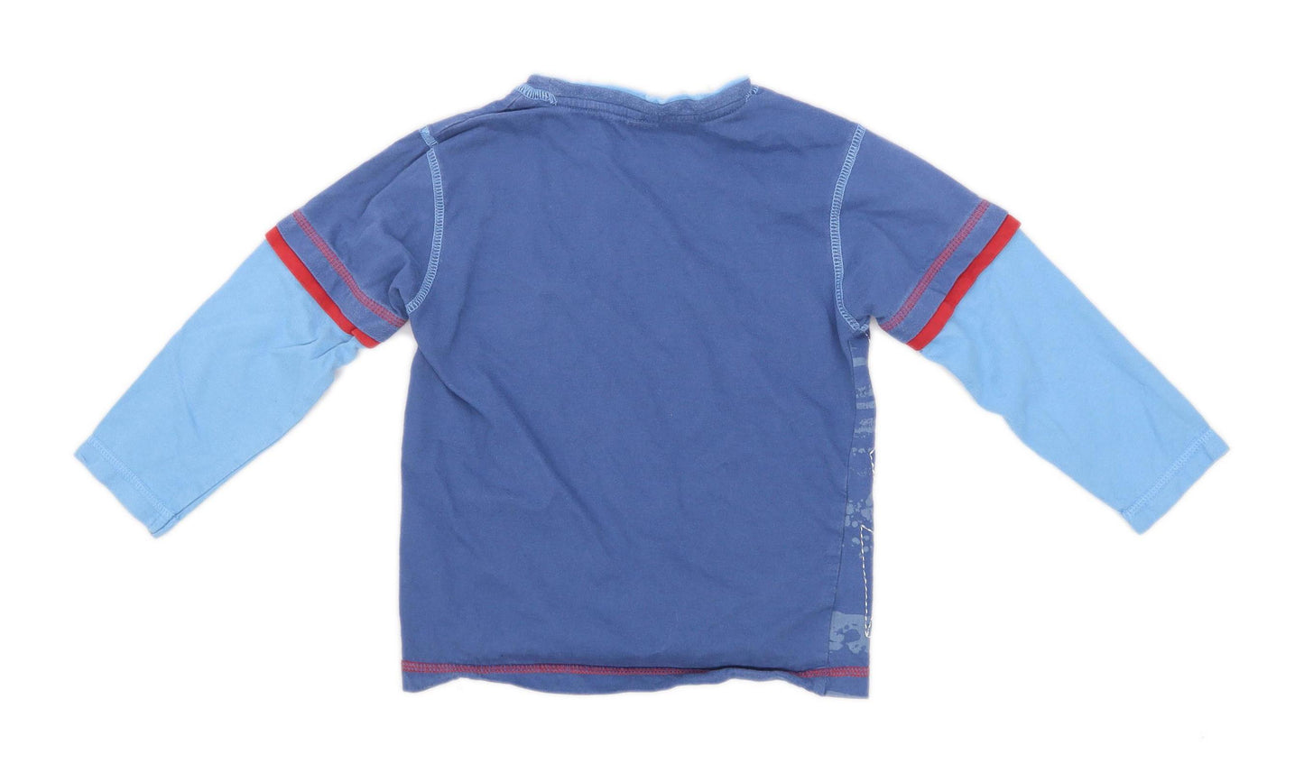 TU Boys Blue Top Age 3-4