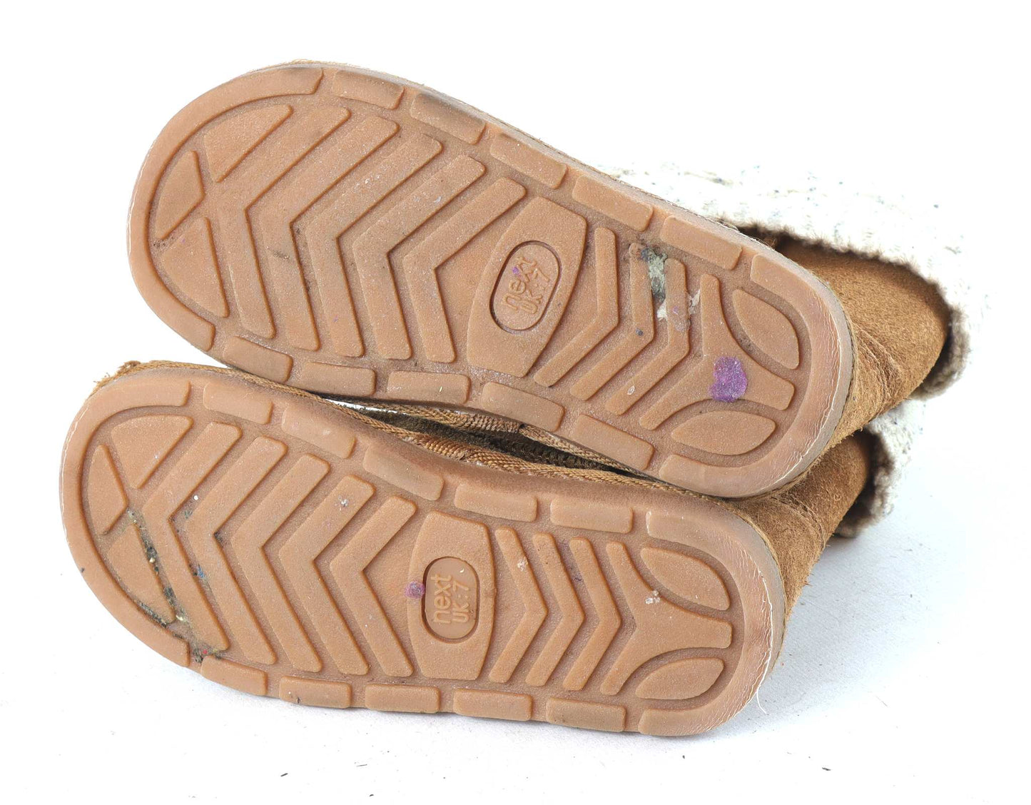 Next Girls UK Size 7 Brown Winter Boots