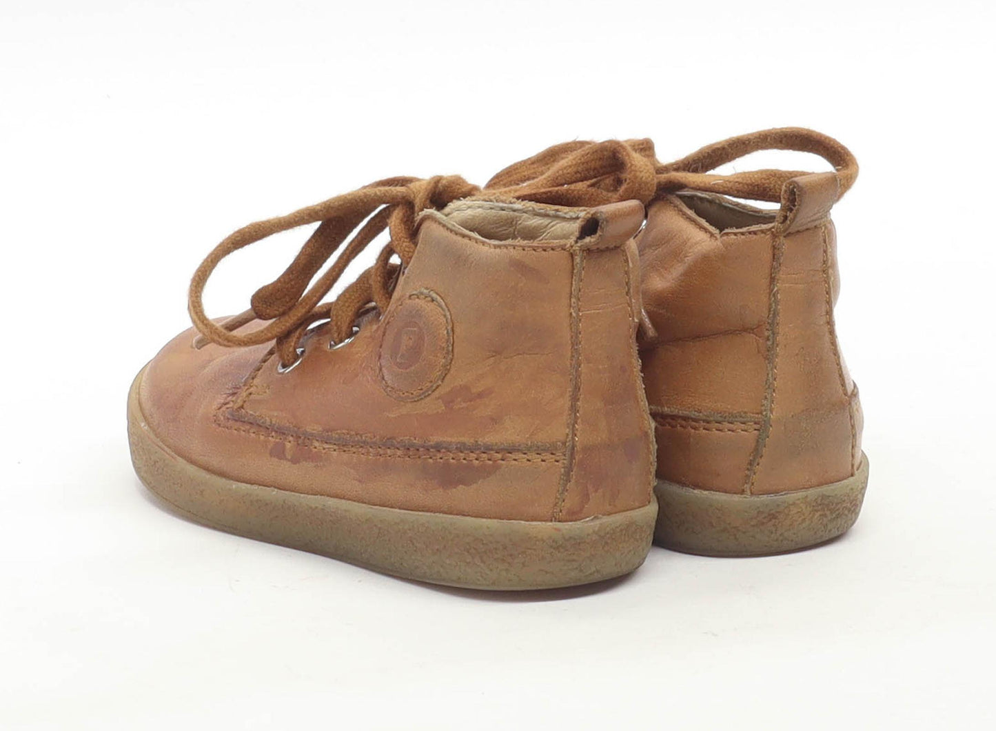 Falcotto Boys EU Size 21 Brown Infant Leather Shoes