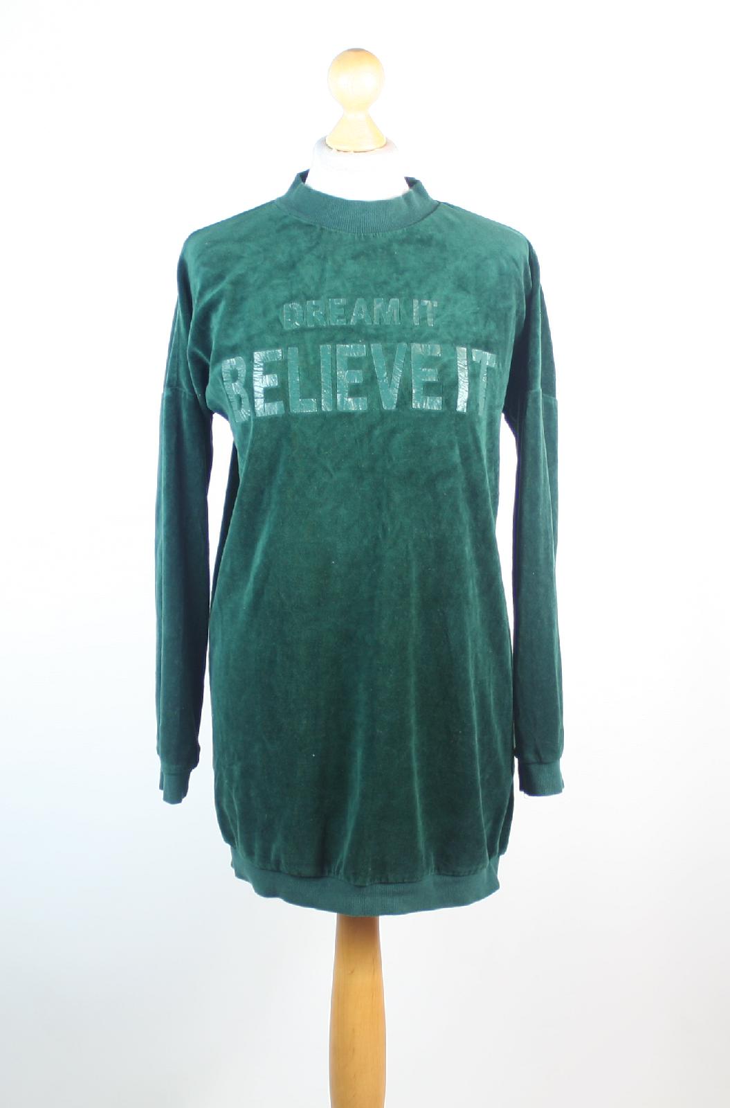 Atmosphere Green Cotton Blend Womens Jumper Size 8