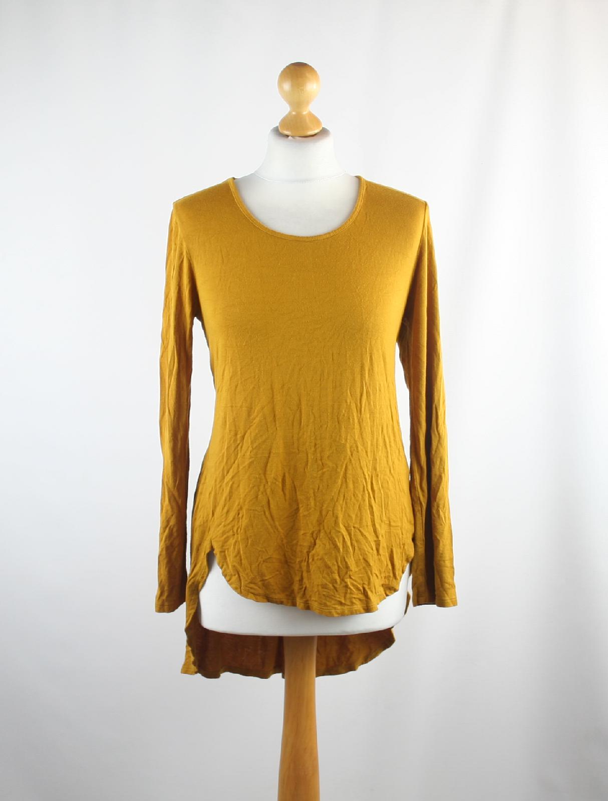 Anthony Studio Womens Size S Gold Plain Top