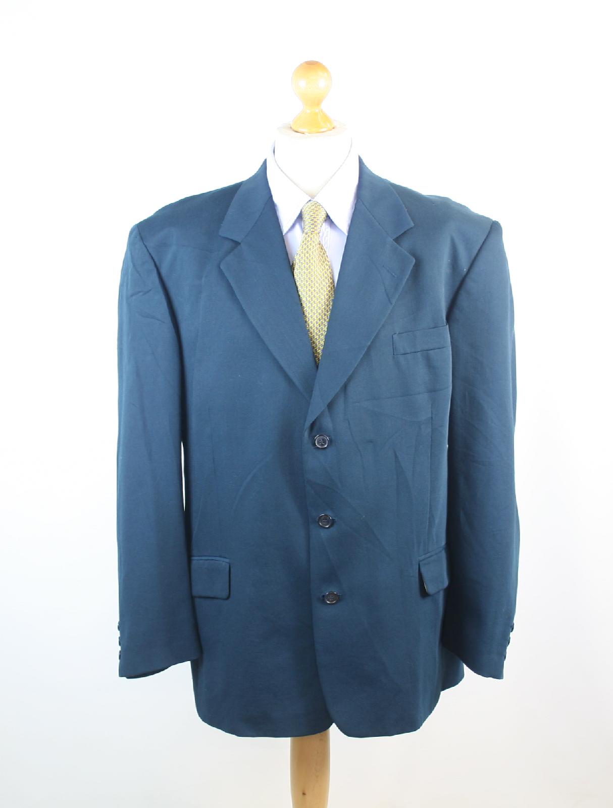 Willson Mens Green Suit Jacket 44 Chest (Regular)