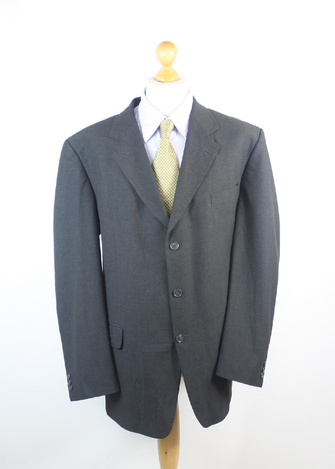 Copperstone Mens Grey Suit Jacket 48 Chest (Regular)