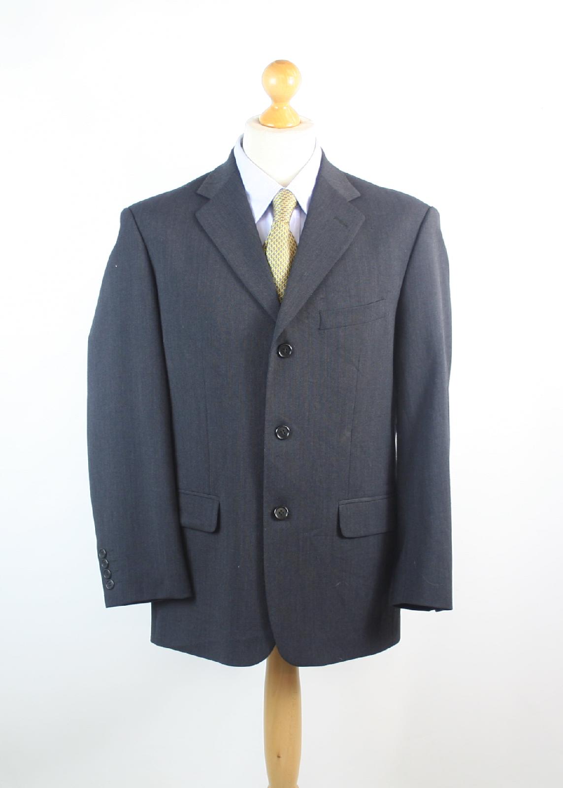Patrick Bernard Mens Grey Suit Jacket 42 Chest (Regular)