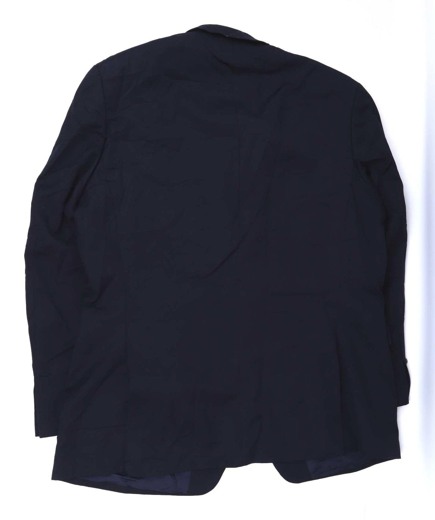 Stylemaster Mens Wool Blue Suit Jacket 46 Chest (Long)