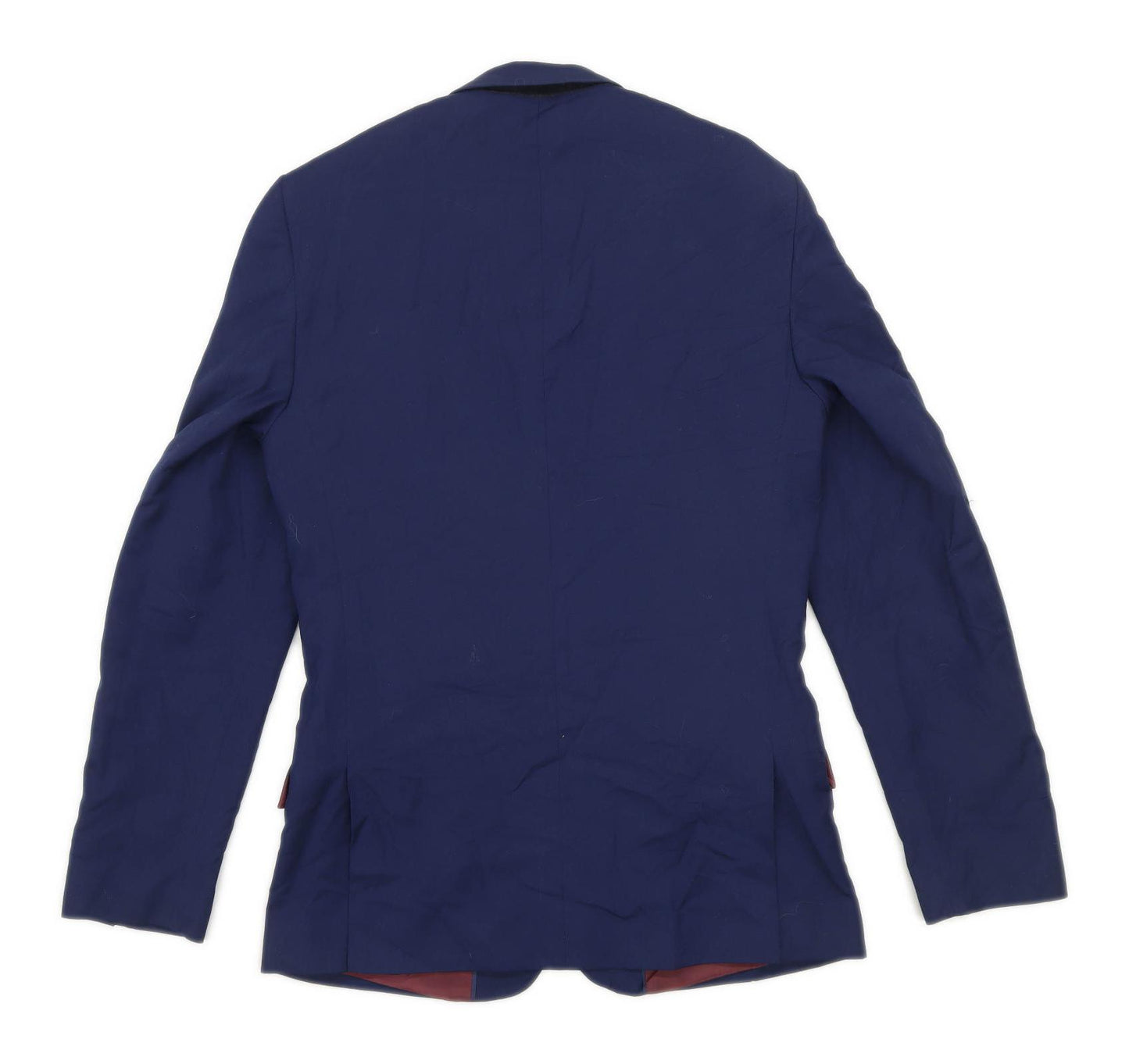 River Island Mens Blue Suit Jacket 36 Chest (Regular)