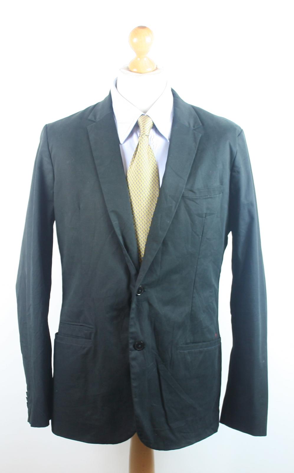 Gap Mens Black Suit Jacket 40 Chest (Regular)